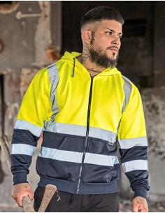 K-KXZHO-Hi-Vis Workwear Hooded Sweat-Jacket Galway 2